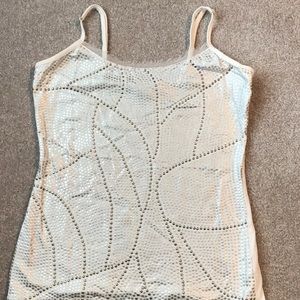 Embellished White House Black Market top